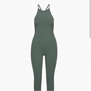 Aritzia Wilfred Free LEILA JUMPSUIT In Smokey Emerald Green